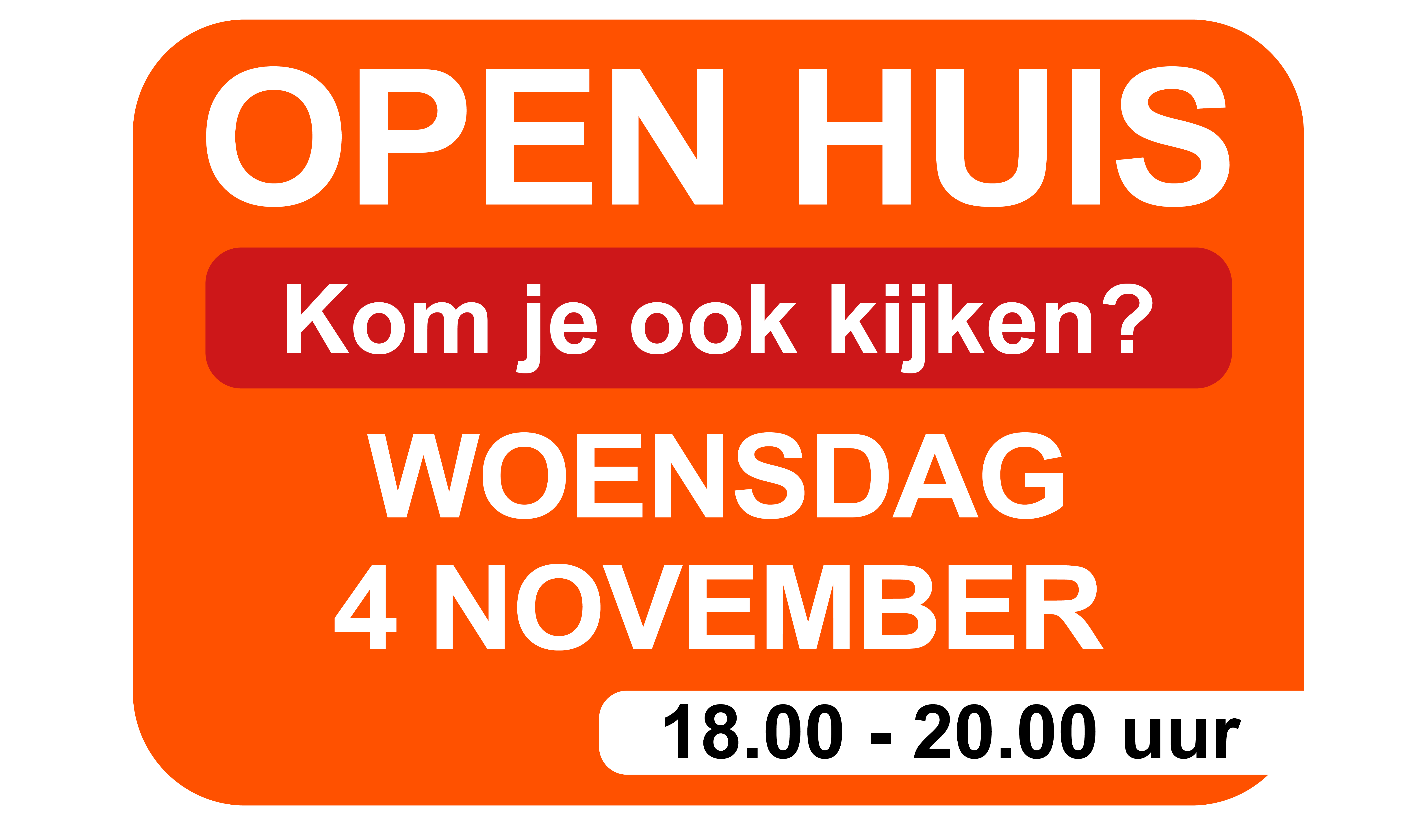Open huis 2026